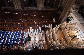 First Mass For The Public Notre-Dame Cathedral - Paris