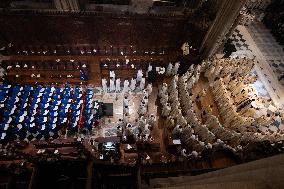 First Mass For The Public Notre-Dame Cathedral - Paris