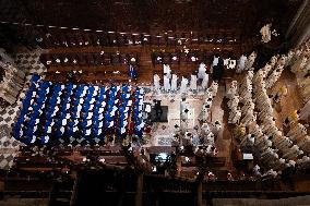 First Mass For The Public Notre-Dame Cathedral - Paris