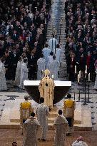 First Mass For The Public Notre-Dame Cathedral - Paris