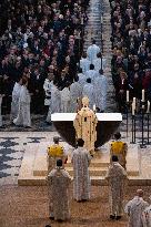 First Mass For The Public Notre-Dame Cathedral - Paris