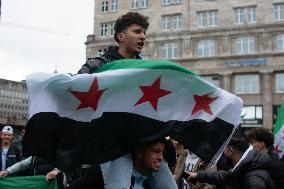 Syria Celebrate In Cologne After Syria Rebels Captured Damascus