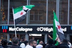 Syria Celebrate In Cologne After Syria Rebels Captured Damascus