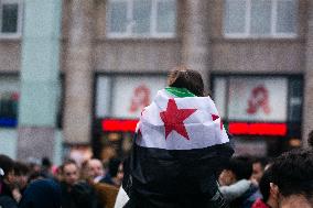 Syria Celebrate In Cologne After Syria Rebels Captured Damascus