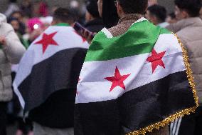 Syria Celebrate In Cologne After Syria Rebels Captured Damascus