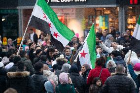 Syria Celebrate In Cologne After Syria Rebels Captured Damascus