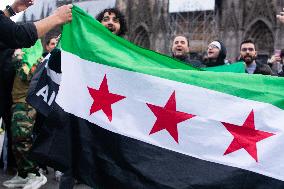 Syria Celebrate In Cologne After Syria Rebels Captured Damascus