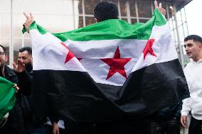 Syria Celebrate In Cologne After Syria Rebels Captured Damascus