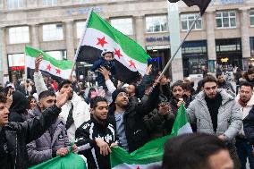 Syria Celebrate In Cologne After Syria Rebels Captured Damascus