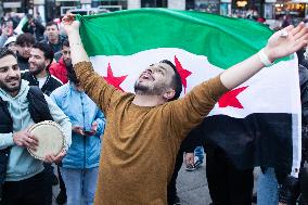 Syria Celebrate In Cologne After Syria Rebels Captured Damascus