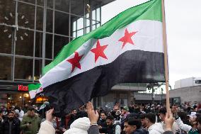 Syria Celebrate In Cologne After Syria Rebels Captured Damascus