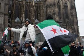 Syria Celebrate In Cologne After Syria Rebels Captured Damascus