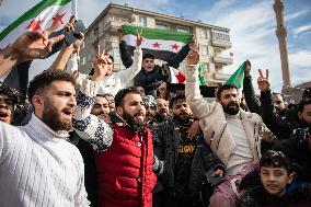 Syrian Refugees Celebrate The Fall Of Bashar Al-Assad In Ankara, Turkey