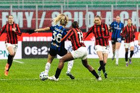 AC Milan v FC Internazionale - Women Serie A