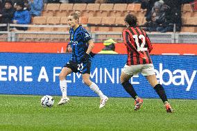 AC Milan v FC Internazionale - Women Serie A