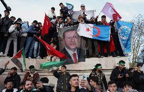 Syrians In Istanbul Celebrate Fall Of Assad Regime