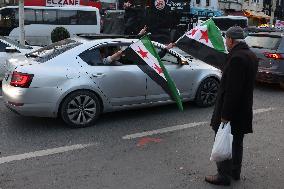 Syrians In Istanbul Celebrate Fall Of Assad Regime