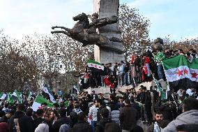 Syrians In Istanbul Celebrate Fall Of Assad Regime