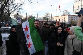 Syrians In Istanbul Celebrate Fall Of Assad Regime