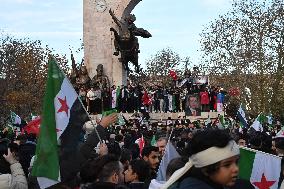 Syrians In Istanbul Celebrate Fall Of Assad Regime