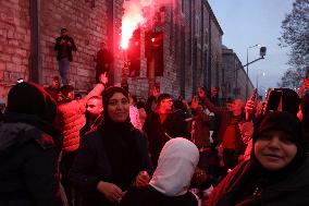 Syrians In Istanbul Celebrate Fall Of Assad Regime