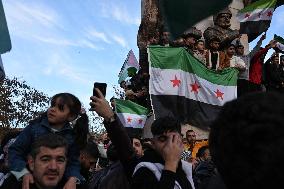 Syrians In Istanbul Celebrate Fall Of Assad Regime