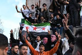 Syrians In Istanbul Celebrate Fall Of Assad Regime