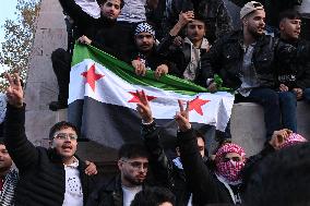 Syrians In Istanbul Celebrate Fall Of Assad Regime