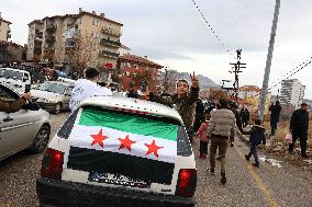 Syrians In Ankara Celebrate Fall Of Assad Regime