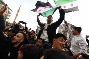 Syrians In Ankara Celebrate Fall Of Assad Regime