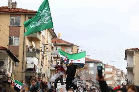 Syrians In Ankara Celebrate Fall Of Assad Regime