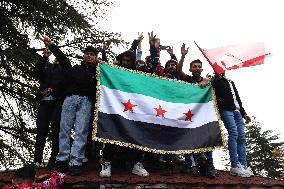 Syrians In Ankara Celebrate Fall Of Assad Regime