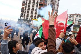 Syrians In Ankara Celebrate Fall Of Assad Regime