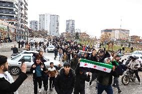 Syrians In Ankara Celebrate Fall Of Assad Regime