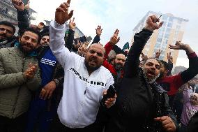 Syrians In Ankara Celebrate Fall Of Assad Regime