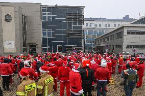 Santas On Wheels Bring Gifts To Kids In Need