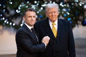 Trump, Macron, Zelensky Meeting at the Elysee - Paris