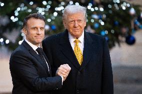 Trump, Macron, Zelensky Meeting at the Elysee - Paris