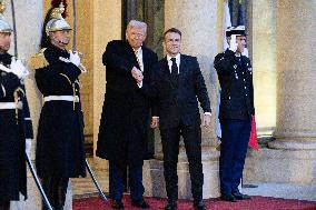 Trump, Macron, Zelensky Meeting at the Elysee - Paris