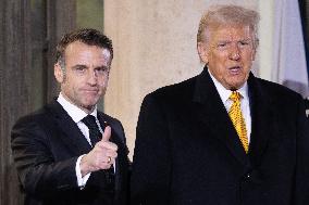 Trump, Macron, Zelensky Meeting at the Elysee - Paris