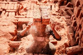 Brick Field Workers In Bangladesh