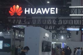 Huawei's stand at the Zhejiang International Smart Transportation Industry Expo