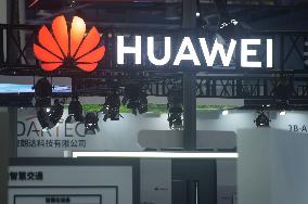 Huawei's stand at the Zhejiang International Smart Transportation Industry Expo