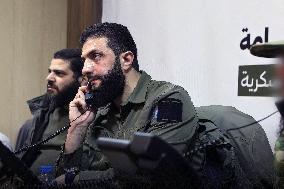 Abu Mohammed al-Jolani Leader Of Syrian Insurgents HTS