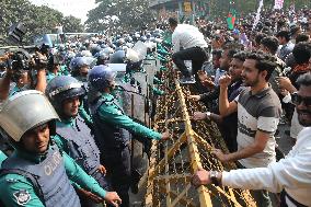 BNP Supporters Protest - Dhaka