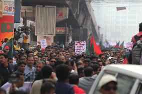 BNP Supporters Protest - Dhaka