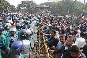 BNP Supporters Protest - Dhaka