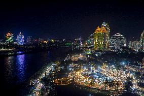 Starlight Night Market In Jinghong City - China