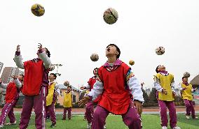 Pupils Soccer Exercise