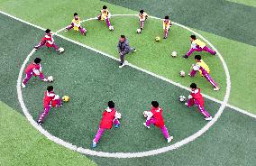 Pupils Soccer Exercise